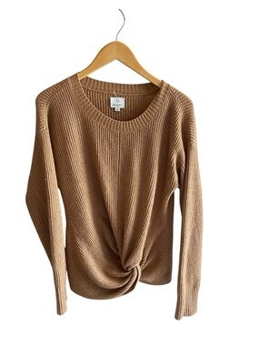 OFFLINE BY AERIE Tan Twist Waist Sweater